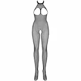 Obsessive Damen Bodystocking G300 Combination Unterwäsche, Black, 1 Stück (1er Pack)