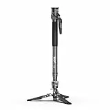 COMAN One-Click Lift Carbon Fiber Monopod 165cm Einbeinstativ Kamera mit Schnellverschlussfüßen, Geeignet für Kameras, DSLRs und Camcorder,Einer Maximalen Tragfähigkeit 20 kg (M1Pro)