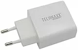 Technaxx 20W USB-C Schnellladegerät TX-196 für Handy & Geräte - USB Netzteil Netzstecker mit Ladekabel - 1xUSB C Schnell Ladegerät, Intelligente Ladeüberwachung, GS-geprüft, 3 mal schneller als üblich