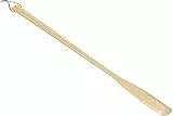 Schuhlöffel lang 55 cm aus Holz stabil für Groß & Klein - Schuhanzieher aus Bambus handgefertigt - bequem mit langem Griff für Damen, Herren & Kinder
