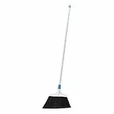 Amazon Basics Robuster Besen, Blau/Weiß