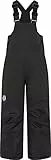 Color Kids COWinter Jungen Kinder Skihose Schneehose wärmende Winterhose mit Hosenträger reflektierende Details Klettverschluss Regular fit, Farbe:Black (140), Größe:116