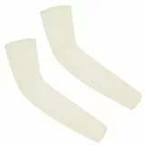 Anevous 1 Paar Armlinge Kinder,Unisex Arm Sleeve,Sommer Armstulpen,Anti UV Armschoner,Sonnenschutz Ärmel,Kompressions Armstulpe für Volleyball,Fußball,Mädchen,Jungen,Beige,S(4-6 Jahre