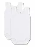 Sanetta Body ohne Arm (Doppelpack) | Hochwertiger und nachhaltiger Body für Babys aus Bio-Baumwolle. Inhalt: 2er Set Baby Body