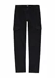 s.Oliver Hose Pete/Regular Fit/Mid Rise/Straight Leg/Cargotaschen schwarz 146/REG