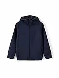PATPAT Jungen Hoodie Sweatjacke Kapuzenpullover mit Reißverschluss Atmungsaktiv Leicht für Herbst Winter Sweatshirt, 9-10 Jahre,Marineblau