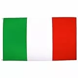AZ FLAG - Flagge Italien - 90x60 cm - Italienische Fahne 100% Polyester mit Messing-Ösen - 50g