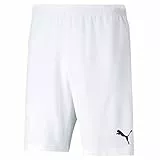 PUMA Herren Teamrise Shorts, Puma White-puma Black, M EU