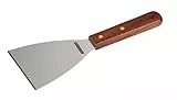 FMProfessional Pfannenwender Fair, 10 cm, Edelstahl und Holzgriff