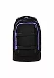 Satch Pack ab 5. Klasse ergonomisch 30L Stauraum standfest Organisationstalent Purple Phantom - Schwarz