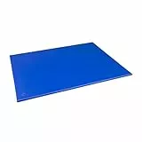Hygiplas High Density Schneidebrett - groß, blaue Farbcodierung - Vorbereitung von rohen Fischprodukten, Größe: 12(H) x 600(B) x 450(L)mm, HDPE-Schneidebrett, gewerbliche und private Küche, J009