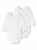 Schiesser Unisex Baby 2 PACK Wickelbody mit Knöpfen - 100% Organic Bio Baumwolle - Größe 56 bis 104