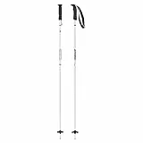 Atomic AMT Skistöcke - Silber - Länge 135 cm - Hochwertiger 3* Aluminium Skistock - Ergonomischem Griff am Stock - Verstellbare Handschlaufe - Stöcke mit 60mm-Pistenteller