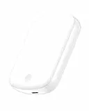 ISIX Magnetische Powerbank 10000mAh Kompatibel mit MagSafe für iPhone 12/13/14/15, PD 20W Wireless Power Bank Tragbar und Leistungsstark, Externe Handyakkus Klein mit USB-C Schnelles Laden, Weiß+Grau
