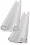 Lyvanas Zugluftstopper für Türen 2er-Set TESTSIEGER* -90cm extra dichter Neopren Tür Zugluftstopper zum Energie sparen - Leiser & Schöner Windstopper Tür wasch- & zuschneidbar - Türdichtung