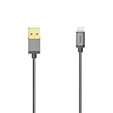 Hama USB-Kabel für iPhone/iPad mit Lightning Connector, USB 2.0, Metall, 0,75 m