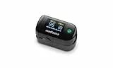 Medisana PM 100 Pulsoximeter, Messung der Sauerstoffsättigung im Blut, Fingerpulsoxymeter mit OLED-Display und One-Touch Bedienung in schwarz
