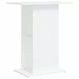 vidaXL Aquariumständer, Aquarium Unterschrank mit viel Stauraum, Aquarium Tisch mit Stabiler Oberplatte, Aquariumschrank Aquarium Halter, Weiß Holzwerkstoff