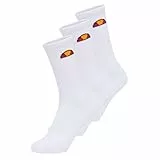 ellesse Unisex Tisbi 3er-Pack Socken, weiß, 7-11