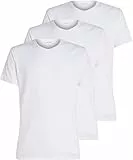 Calvin Klein Herren 3er Pack T-Shirts Kurzarm Crew Neck Basic, Weiß (White, White, White), XL