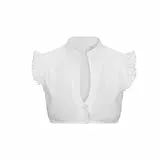 Dirndl Bluse Damen Dirndlbluse Flügelärmel Trachtenbluse Baumwolle Trachten Dirndlblusen Kurzarm Traditionelle Dirndl Hemd V-Ausschnitt Elegante Spitzenbluse Für Bayrische Oktoberfest Kostüm