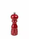 PEUGEOT - Pfeffermühle Paris u‘Select 18 cm + Pfeffer - 6 voreingestellte Mahlgrade - Aus PEFC-zertifiziertem Holz - Passionsrot lackiert
