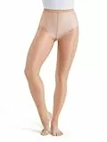 Capezio Damen Ultra Shimmery Strirrup Tight Eng, 86 den, beige, L