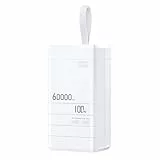 Schnell aufladbare Mobile Powerbank 100 W PD+QC Powerbank 6000 mAh große Kapazität 3 Ausgangsanschlüsse Outdoor-Powerbank