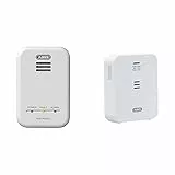 ABUS Gasmelder GWM100ME für Gasthermen - Erdgas (Methan) / Stadtgas - Alarmlautstärke 85 dB - weiß - 81443 & Kohlenmonoxid-Melder COWM370 - CO-Melder mit 7-Jahres-Sensor, 85 dB lautem Alarm - Weiß