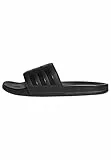 adidas Unisex Adilette Comfort Slides, Core Black / Core Black / Core Black, 43 EU