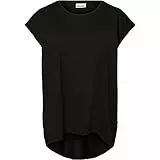 NOISY MAY NMMathilde Loose Long Top Frauen T-Shirt schwarz XL