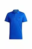 adidas Herren Train Essentials Training Polo Shirt, Lucid Blue/Black, XXL