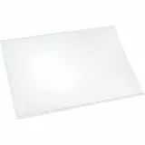Läufer 43740 Durella transparent matt, durchsichtige Schreibtischunterlage 50x70 cm, transparente Schreibunterlage für hohen Schreibkomfort