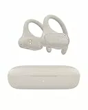 Belkin SoundForm ClearFit kabelloser Open-Ear Kopfhörer, leichter, bequemer Sportkopfhörer, Kopfhörer kabellos Bluetooth und wasserfest nach Schutzart IPX5, zum Wandern, Radfahren, Joggen – Sandfarben
