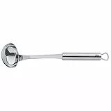 WMF Profi Plus Saucenlöffel 27 cm, Soßenkelle, Schöpflöffel, Schöpfkelle Cromargan Edelstahl teilmattiert, Suppenkelle spülmaschinengeeignet