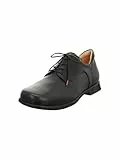 Think! Herren PENSA chromfrei gegerbte nachhaltige Halbschuhe, SCHWARZ 0000