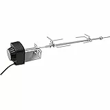 HOME It® XXL Drehspieß für Gasgrill mit Motor - Extra Langer Grillspieß mit Motor Universal (1010mm) - Premium Spiessdreher Gasgrill für 3-5 Brenner