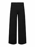 JdY Damen Jdygeggo New Long Pant Jrs Noos Hose, Black/Detail:black Buttons, M / 30L EU