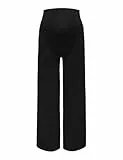 ONLY MATERNITY Damen Olmfever Wide Pants JRS Noos, Black, M