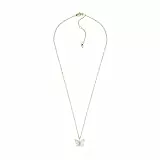 Fossil Damen Edelstahl mit Karabinerverschluss Schmetterlings-Anhänger Halskette