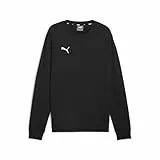 PUMA Herren Teamgoal Casuals Sweatshirt Mit Rundhalsausschnitt Strickpullover, Puma Black-puma White, M EU