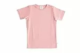 Leela Cotton Baby Kinder Kurzarm T-Shirt Bio-Baumwolle GOTS Shirt Jungen Mädchen Gr. 50 bis 128 (86/92, Altrosa)