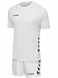 hummel Herren Ensemble Promo Set Trainingsanzug, Weiß, 2XL