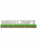 Paladone Minecraft Logo Licht - Batterie- oder USB-betrieben - 2 Lichtmodi - Offiziell lizenzierte Ware