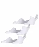 FALKE Unisex Füßlinge Cool Kick Invisible Multipack U In weich atmungsaktiv schnelltrocknend unsichtbar einfarbig 3 Paar, Weiß White 2000, 39-41