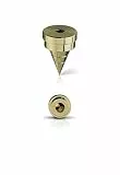 Oehlbach Spike S 2000 - Hochwertiges Spike-Set aus Vollmetal mit Unterlegscheibe - Perfekt für kleine & große Lautsprecher - 4 Stück - Chrom