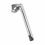 Honseadek 22,2 × 25,4 mm galvanisierter Schwanenhals-Vorbau Aluminiumlegierung Vorbauten mit Zähnen, Aluminiumlegierung, Fahrradlenkervorbau, 40 mm nach vorne ausziehbar 220 mm Länge (40 x 25,4 x 22,2