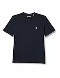 Marc OߴPolo Herren T-Shirt aus Bio-Baumwolle mit Rundhalsausschnitt, Blau (Dark Navy), XS