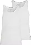 Calvin Klein Herren Tank Tops Slim Fit, Weiß (White), XL