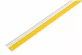 Schellenberg 66401 Fensterleiste selbstklebend mit Weichlippe 40 x 1500 mm weiß, Flachleiste aus biegsamen PVC, Verblendung von Fugen und Übergängen an Fenstern, Schränken oder Türen